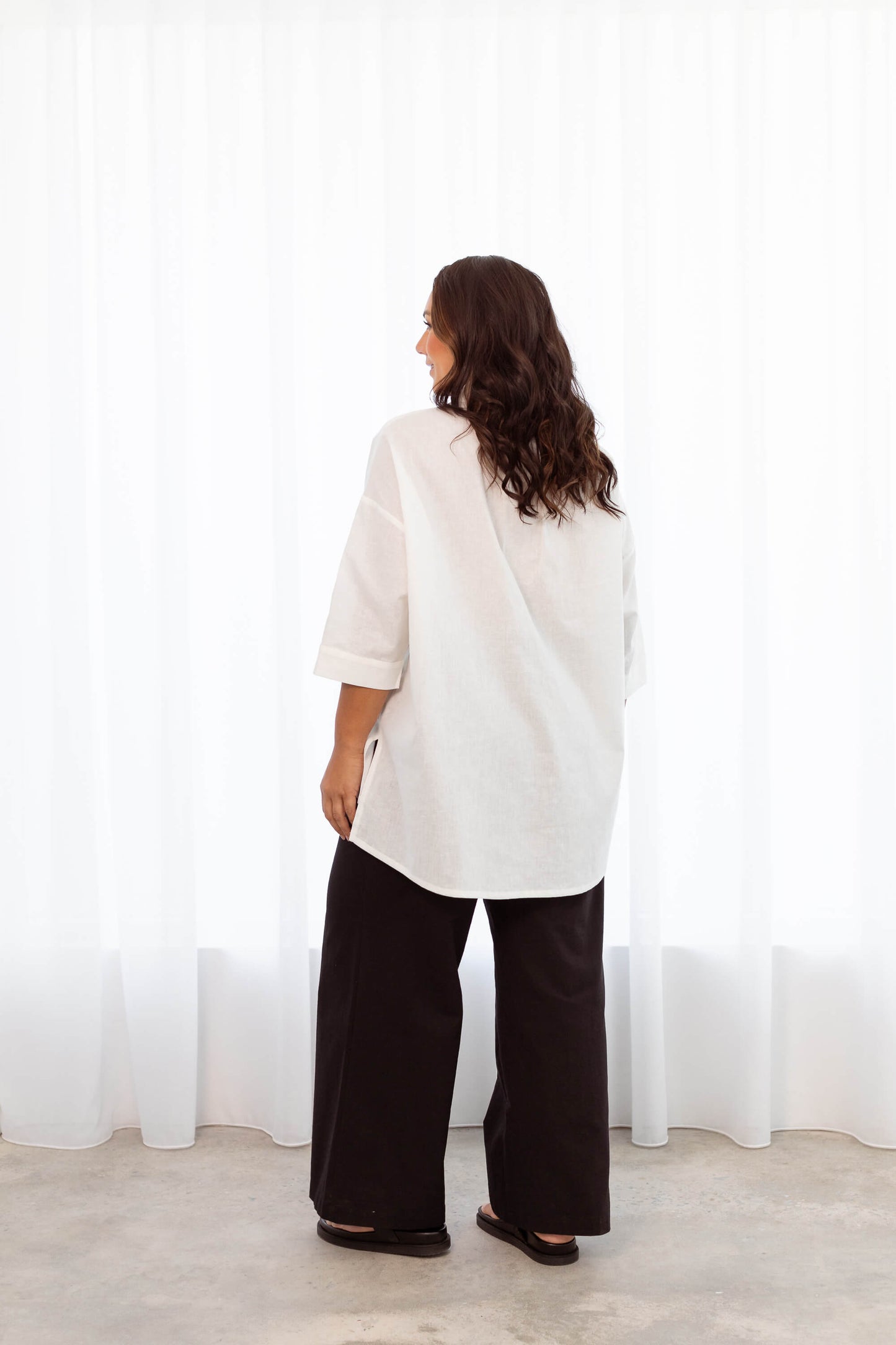 Matilda Oversized Shirt in White