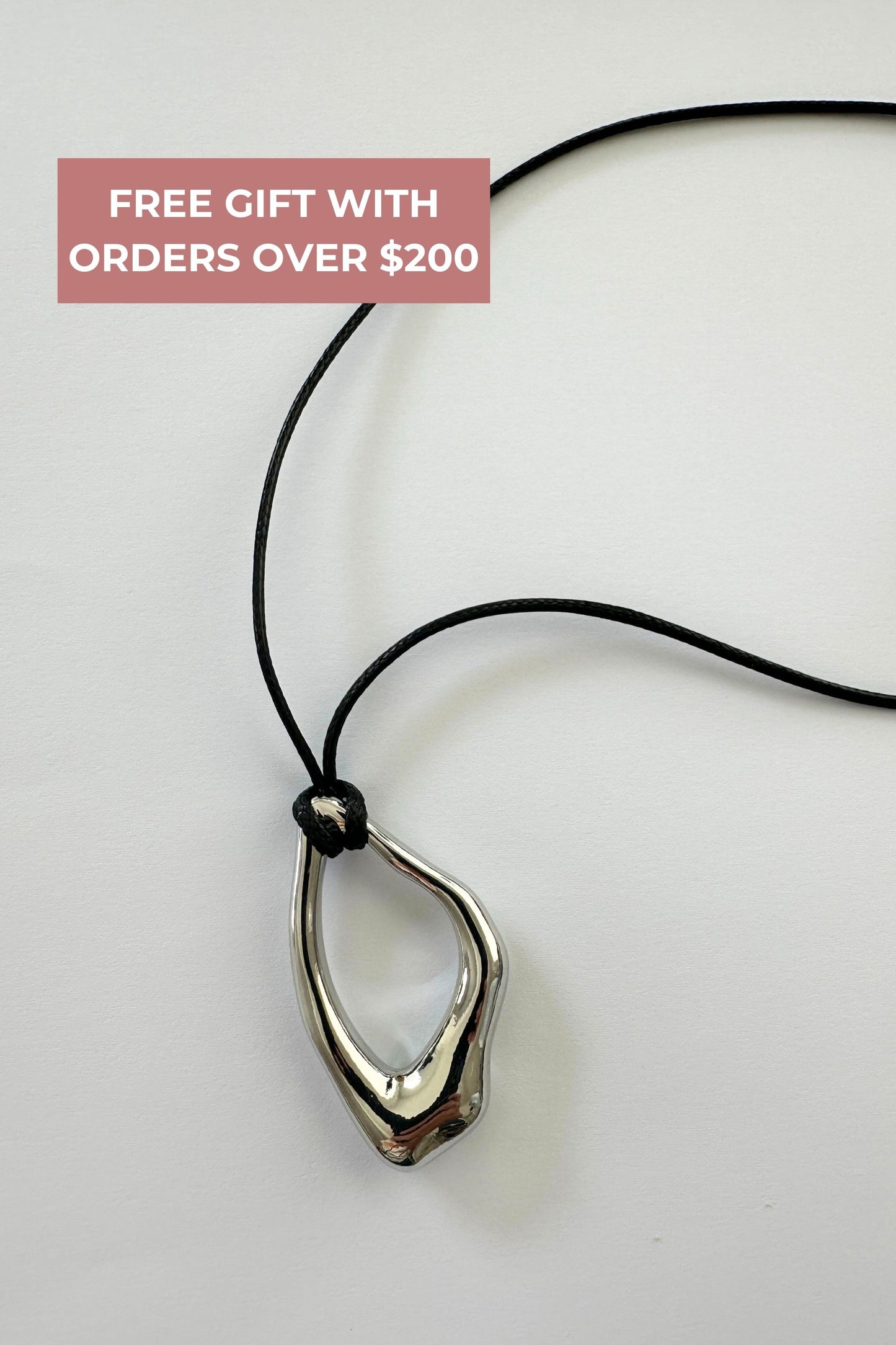 Abstract Pendant Necklace