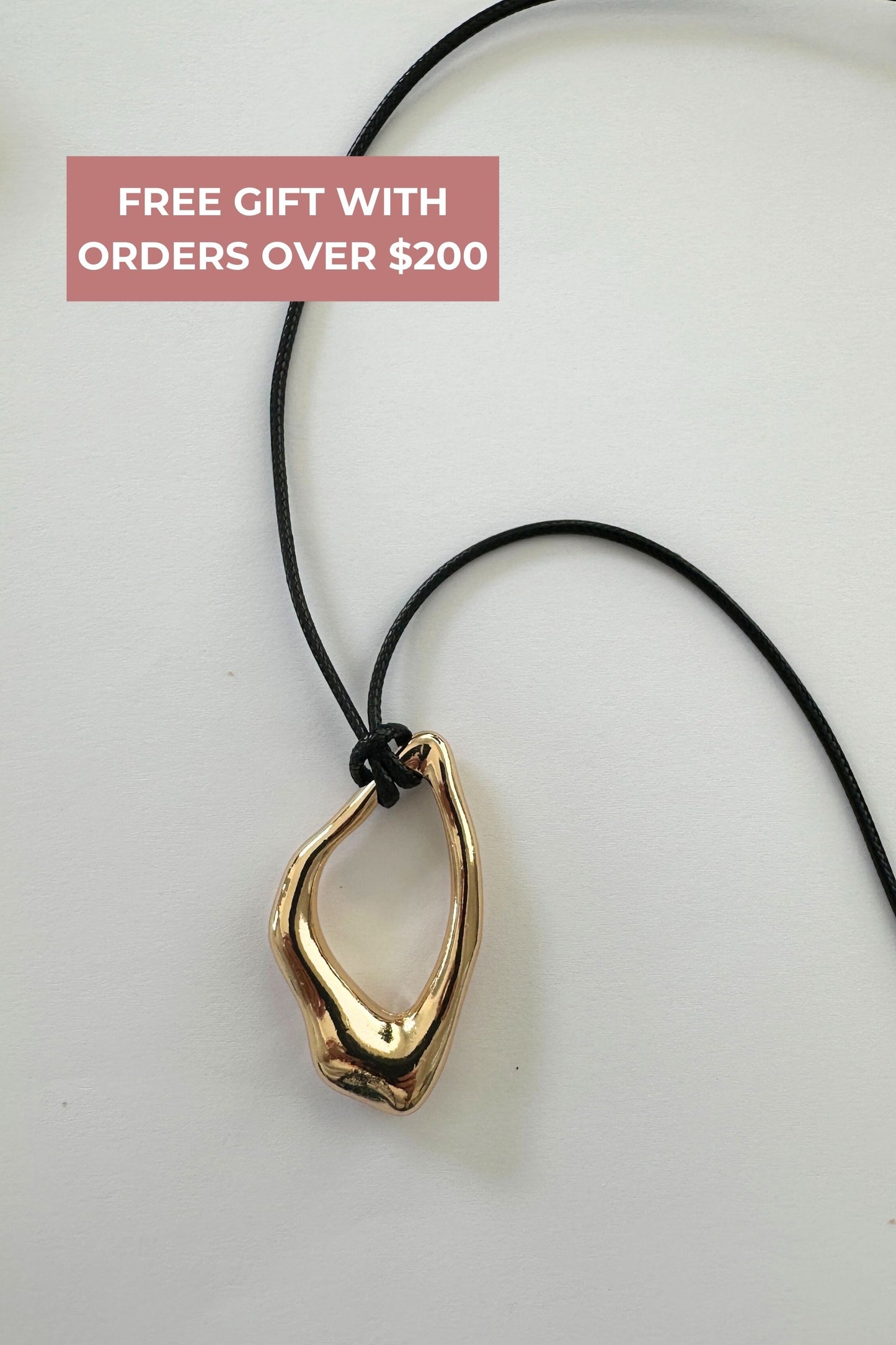 Abstract Pendant Necklace