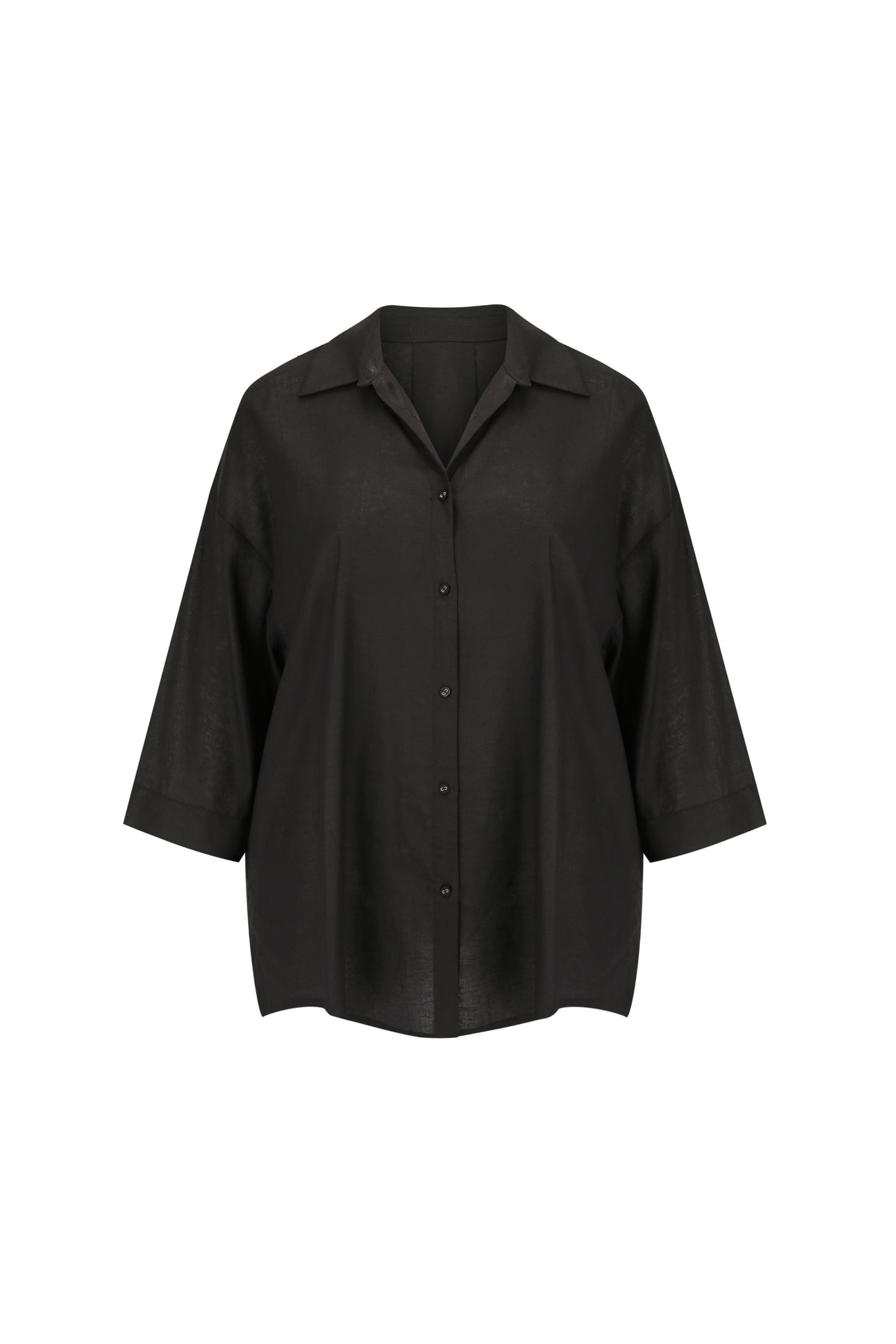 Matilda Oversized Shirt in Black