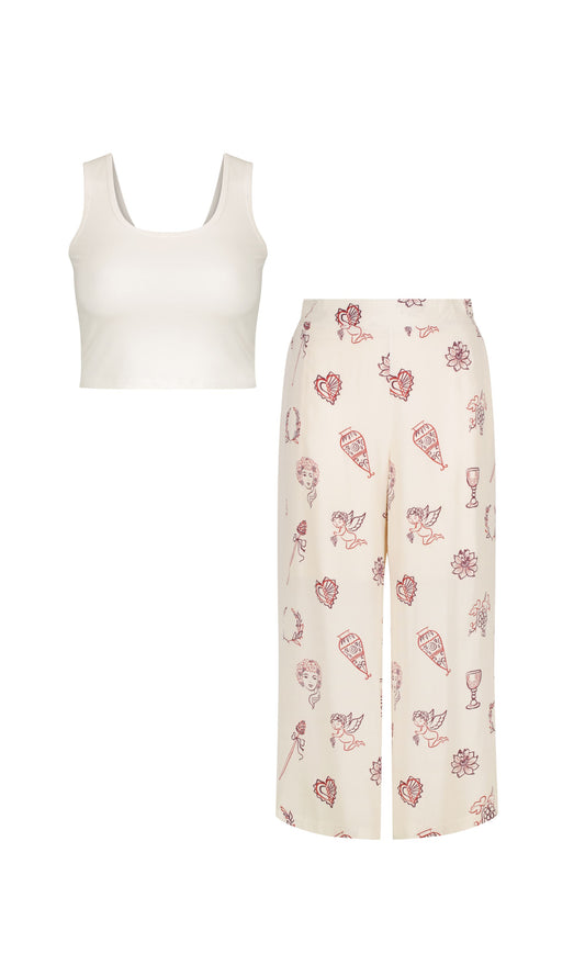 Adele Cherub Pants & Katie Crop Top Set