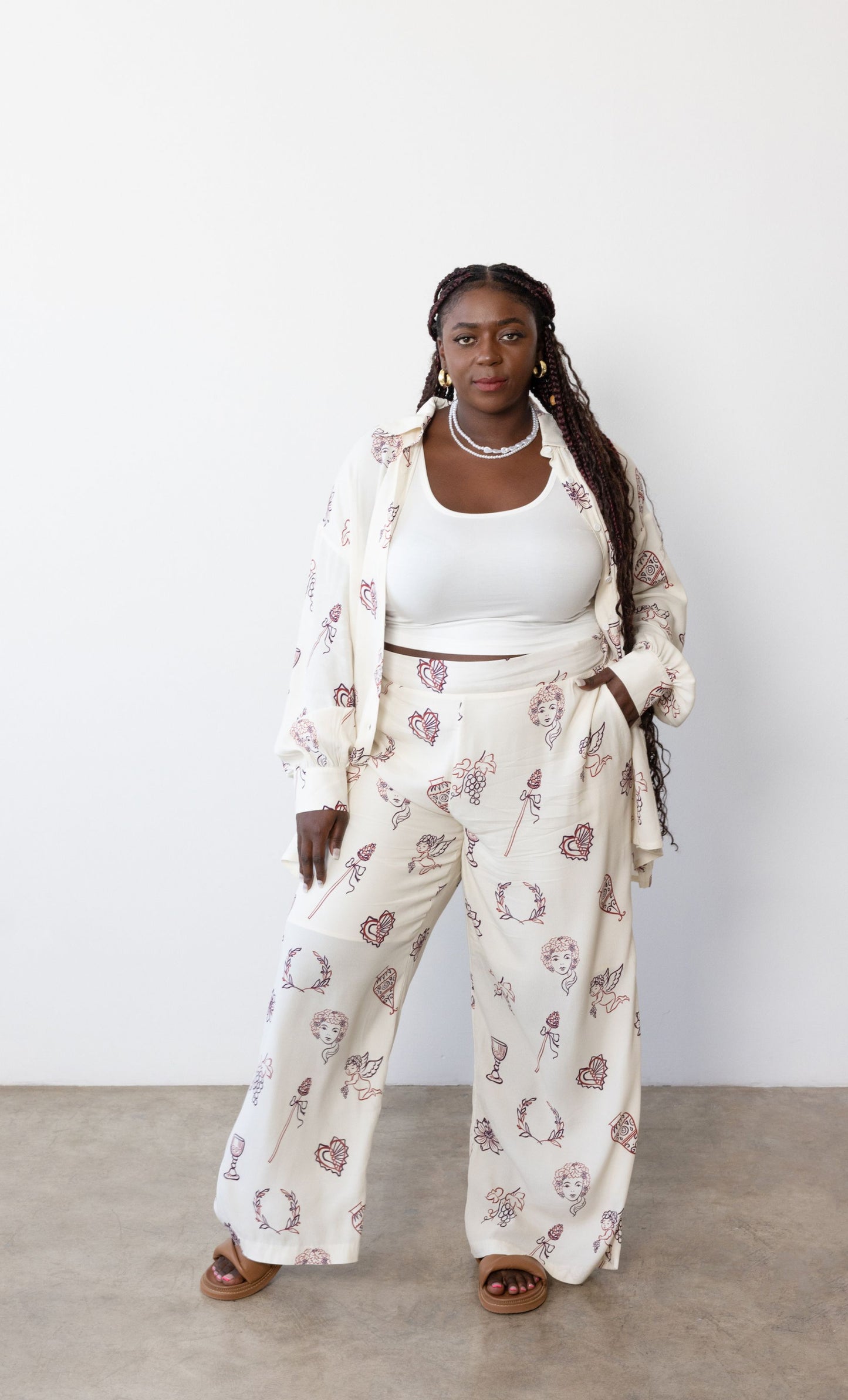 Adele Cherub Pants & Katie Crop Top Set