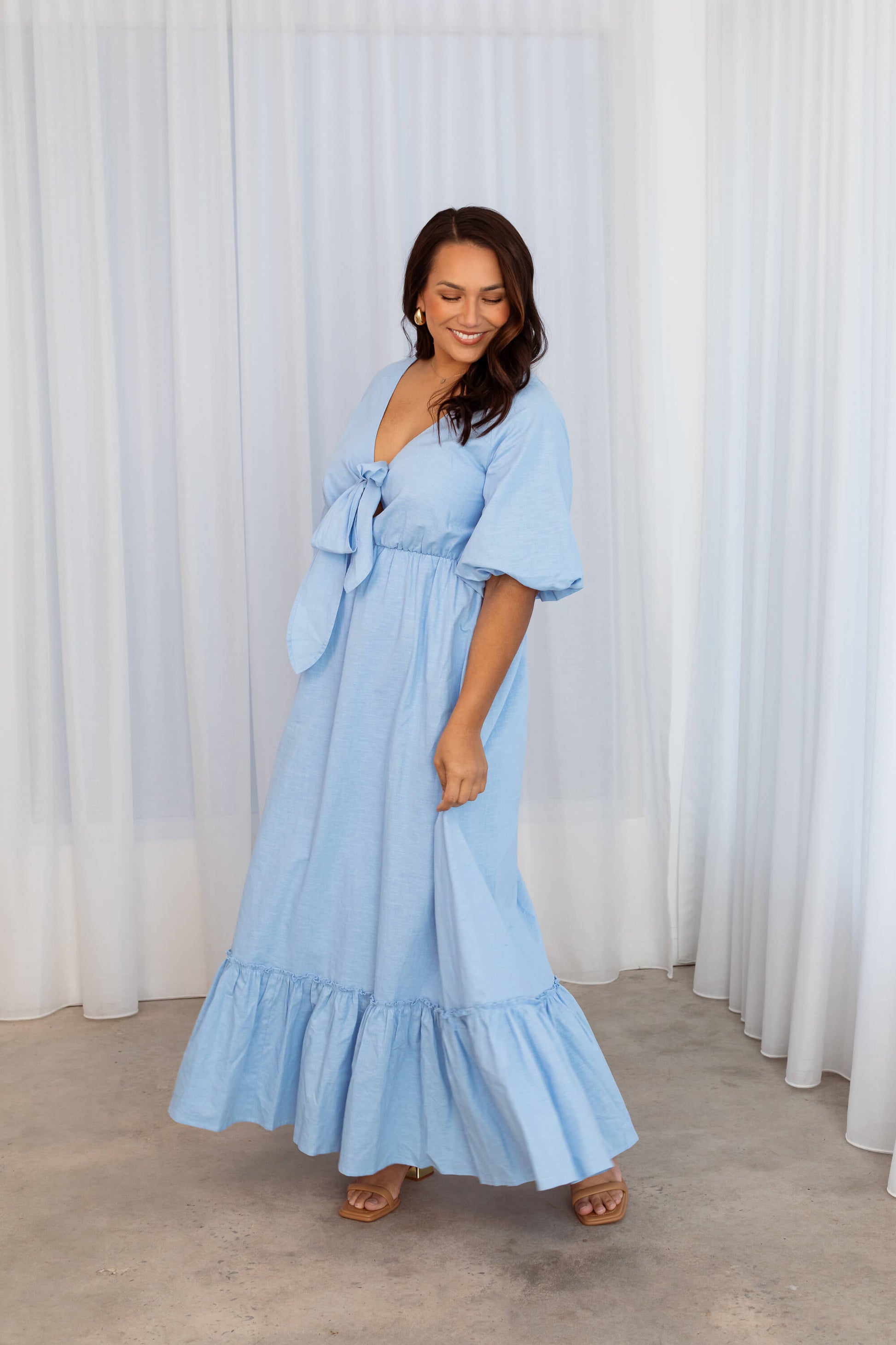 Tara Maxi Dress in Pastel Blue | Dani Marie Australia ABN 97 572 175 928 Tara Maxi Dress in Pastel Blue | Dani Marie Australia ABN 97 572 175 928