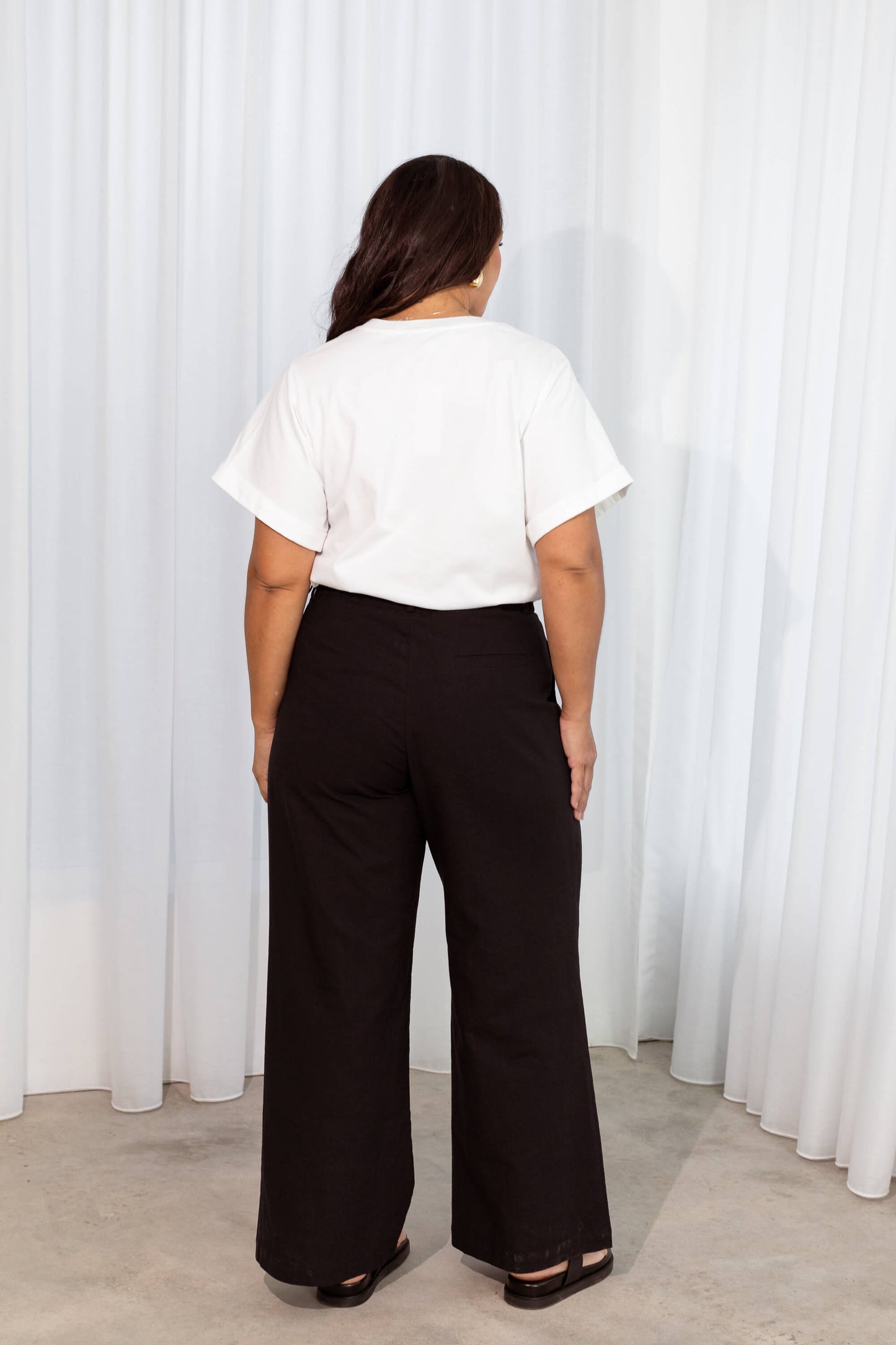 Hayley Pants and Ivory Kally T-shirt Set