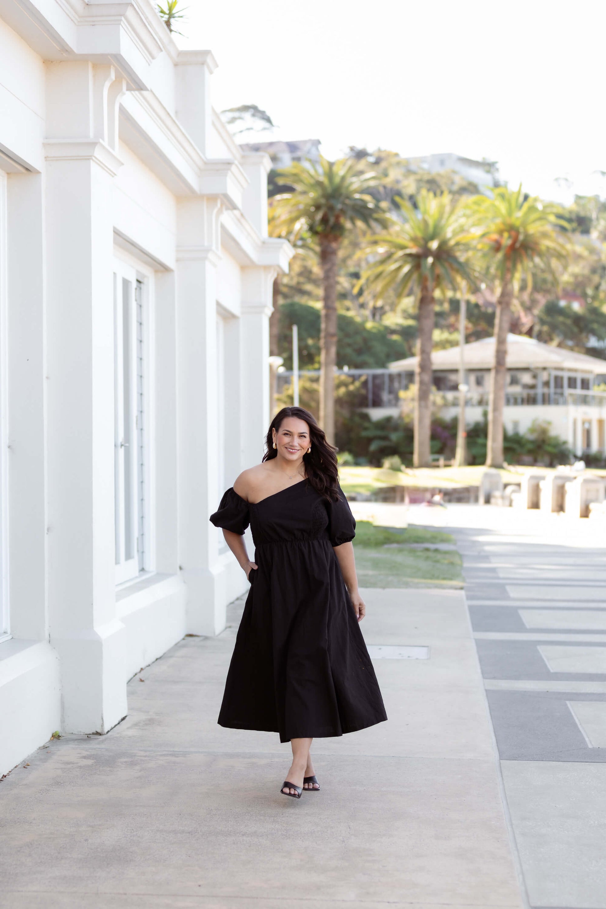 Verity Asymmetric Midi Dress in Black | Dani Marie Australia ABN 97 572 175 928 Verity Asymmetric Midi Dress in Black | Dani Marie Australia ABN 97 572 175 928