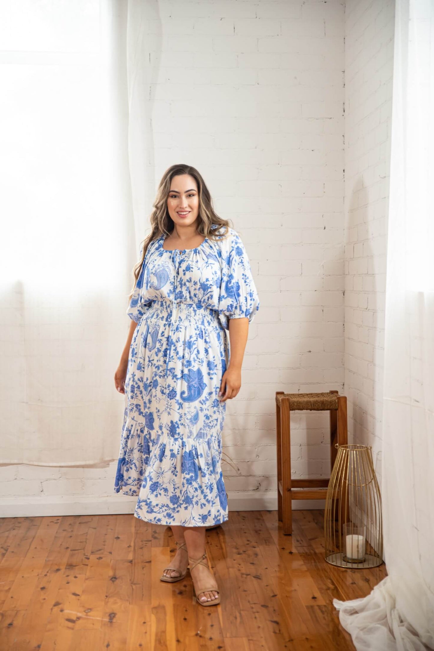 Diana Prairie Dress in Paisley