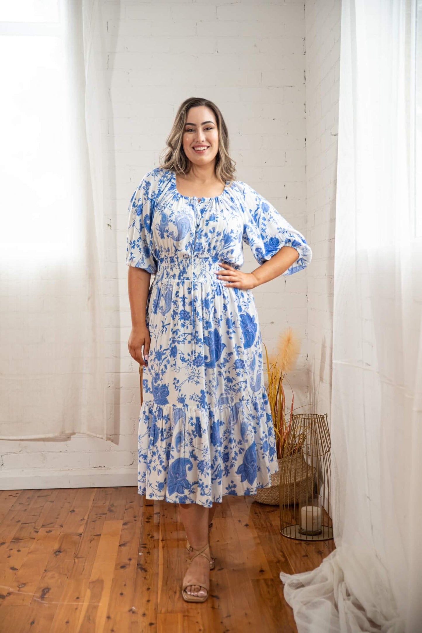 Diana Prairie Dress in Paisley